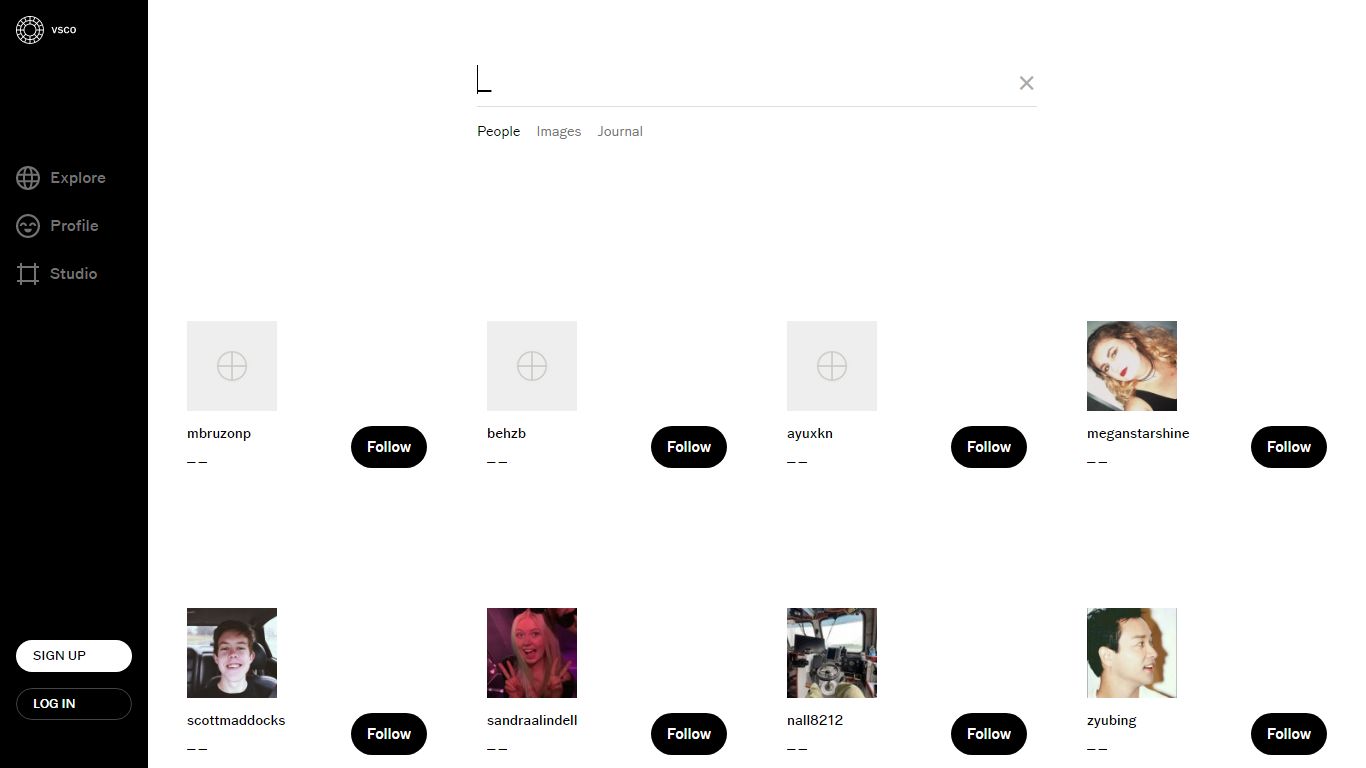 People Search | VSCO